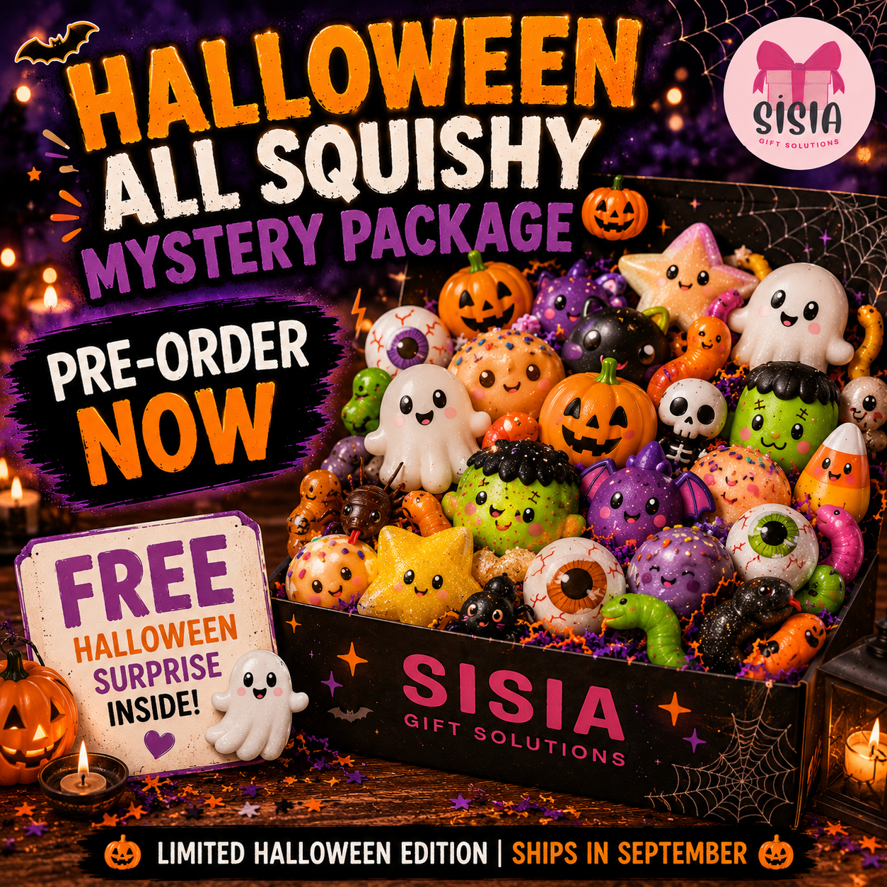 🎃 Halloween All Squishy Mystery Package — PRE-ORDER